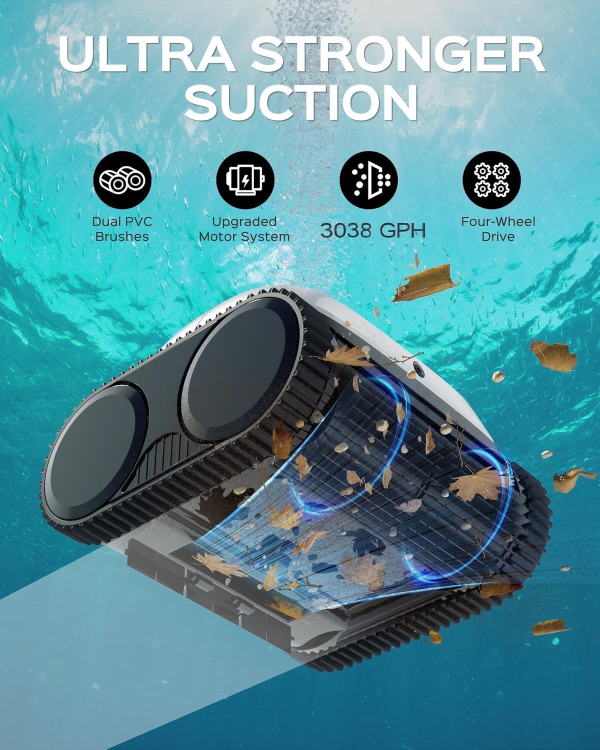 <font dir="auto" style="vertical-align: inherit;"><font dir="auto" style="vertical-align: inherit;">        WYBOT C1-01 Wireless Pool Robot (2025 Upgrade) for Buried and Above Ground Pools, 4-in-1 Wall and Water Control, 150 min/150 m², Intelligent Naviga