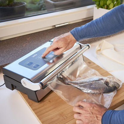 Laica VT3240 Vacuümmachine voor levensmiddelen met extra accessoires voor vacuümzakken, automatische hitteverzegeling voor 100 opeenvolgende cycli