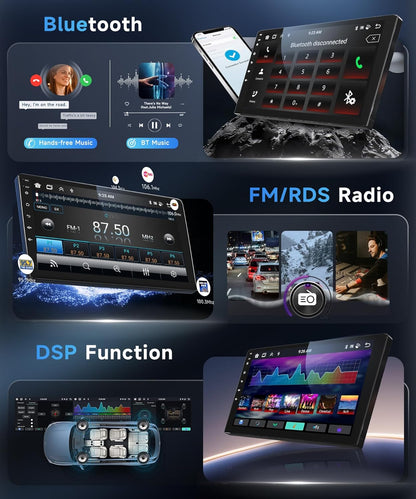 6G + 128G 8 Core autoradio Android voor Citroen Jumpy 3/Peugeot Expert/Toyota Proace 2016-2021 9 inch Carplay Wireless Android Auto FM/RDS/EQ/DSP WiFi GPS Mirror Link Bluetooth Camera