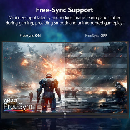 Z-Edge Gaming Monitor Curved 27'' 165Hz, 1ms, FreeSync, 1080P, 16:9 LED Gaming Monitor Ultra-Thin Bezel, 1500R VA, Adjustable Tilt, 2*HDMI2.0 & DP1.4, VESA 100 * 100mm(HDMI Cable Included)