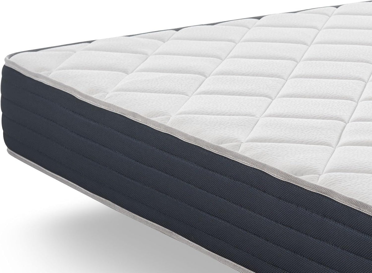 naturalex Supervisco | Soothing Contoured Supportive Memory Foam Mattress | EU Size 160x200cm | Prevents Cervical and Lumbar Pain | Enhanced Airflow for Added Freshness | Certified Pure