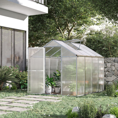 Tuinhuisje – Tuinkas – Tuinberging – Plantenkas – Aluminium Tuinhuis – 4,6 m² – UV-bestendig Polycarbonaat