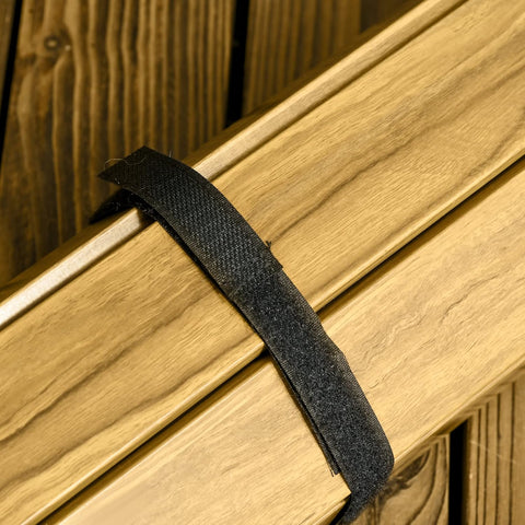 Campingtafel - Tuintafel - Vouwtafel - Oprolbare - Inklapbare - Draagbaar - Lichtgewicht - Stevig - Duurzaam - met Draagtas - 30 kg Maximumgewicht - Aluminum - 116 x 60 x 45 cm - Natuurlijk Hout