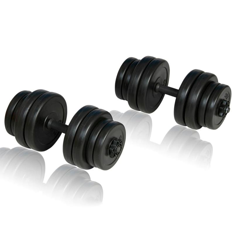Verstelbare Halterset – Dumbbells – Gewichtheffen – Krachttraining – Fitnessset – Ijzeren Materiaal – Compact Inklapbaar Design