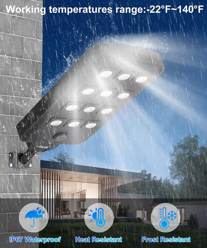 JAYNLT 12T Solar Straatlantaarns Outdoor voor Garage