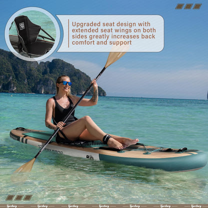 stand-up paddleboard, 3,3 m met complete premium opblaasbare SUP-accessoires, extra breed SUP-board voor volwassenen en kinderen, Pandora-collectie