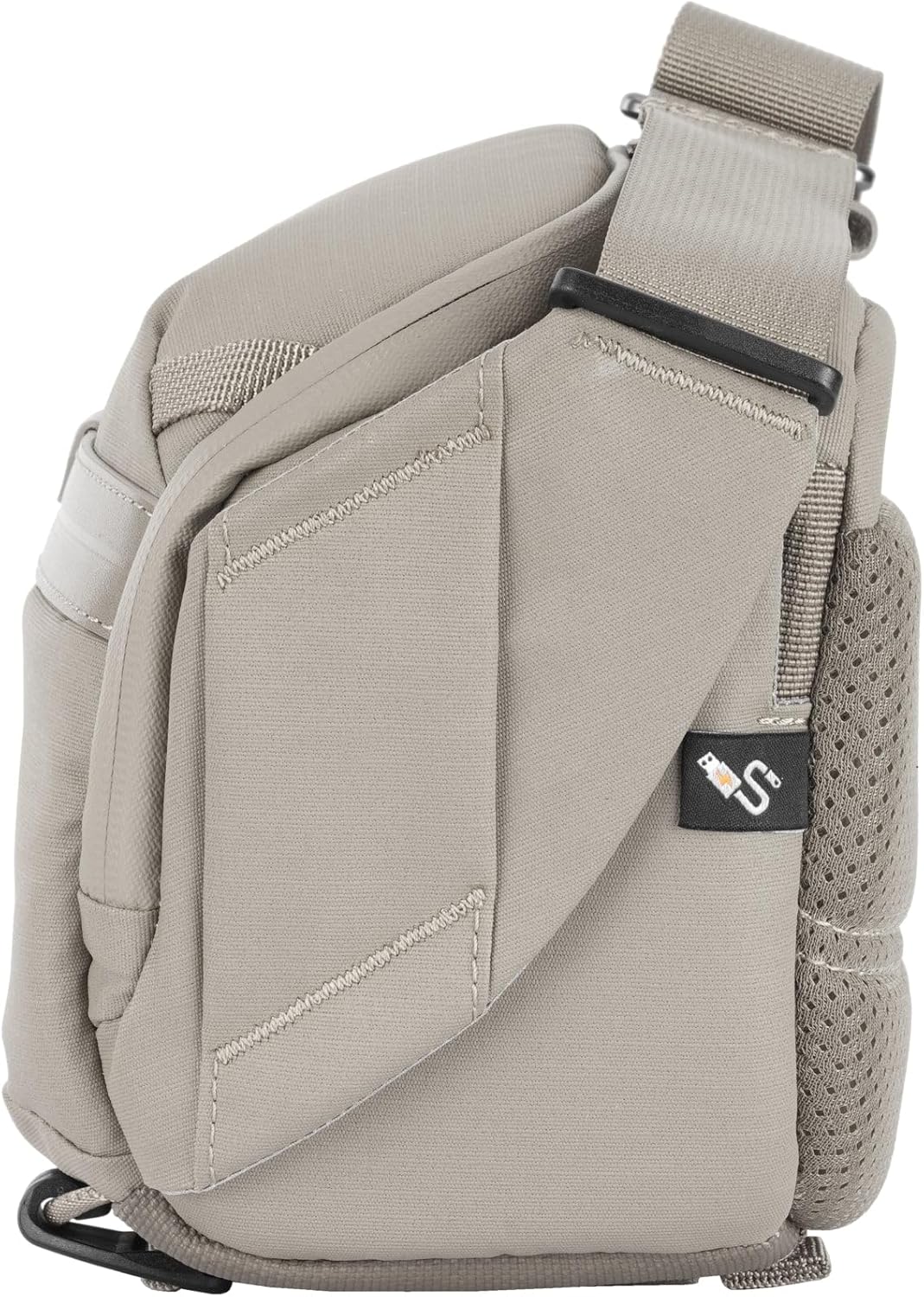 Camera Schoudertas – Cameratas – Fototas – Fotografentas – Schoudertas Voor Camera – Crème, 4 Liter – Voor APS-C Of Kleine Full-Frame Camera Met Maximaal 2 Lenzen – 8 Inch Tabletvak En Regenhoes