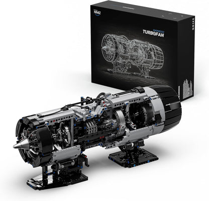 Nifeliz Turbofan Motor Modelbouwset voor Volwassenen, Technikal Motor Verzamelbaar Model Speelgoed Bouwpakket, Verzamelbare Cadeau (2,216 PCS, NF10317)