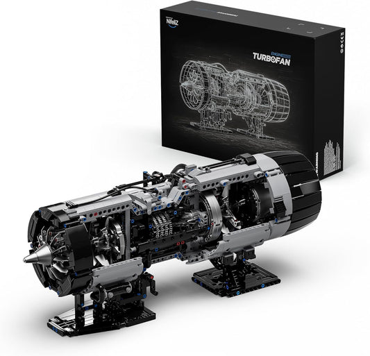 Nifeliz Turbofan Motor Modelbouwset voor Volwassenen, Technikal Motor Verzamelbaar Model Speelgoed Bouwpakket, Verzamelbare Cadeau (2,216 PCS, NF10317)