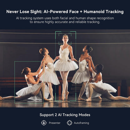 TONGVEO 4K NDI PTZ camera met KI-auto-tracking 20-voudige optische zoom HDMI IP live streaming SDI USB3.0 PoE LAN ondersteuning voor godsdiensten, devocaties vorming, videoconferenties met OBS VMix