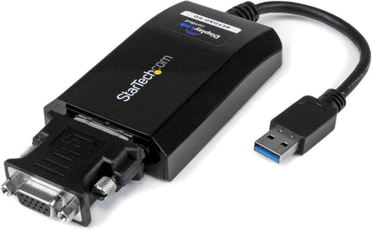 StarTech.com USB 3.0 naar DVI/VGA-adapter - 2048x1152 - Externe video- en grafische kaart - Dual Monitor Display Adapterkabel - Ondersteunt Mac & Windows (USB32DVIPRO)