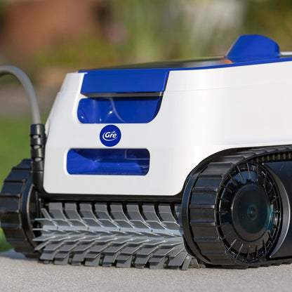 GRE ER230 - Elektrische zwembadrobot voor ingegraven zwembaden tot 9 x 4 m, reinigt bodem, wanden en waterlijn in 2u30