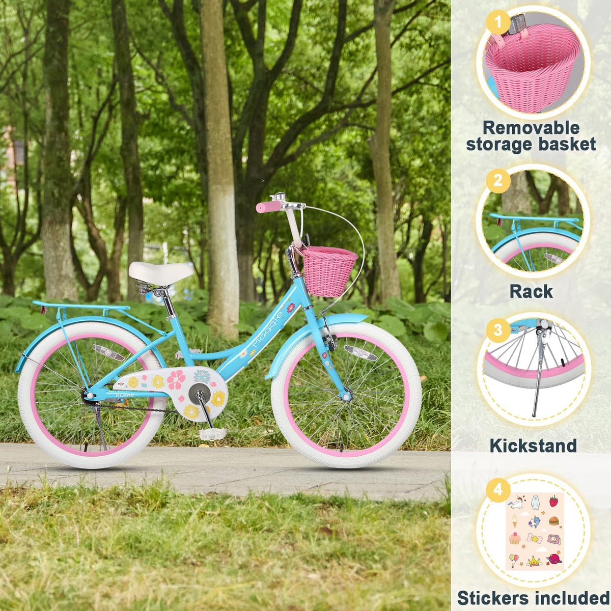 Glerc Kinderfietsen BGG1012YD20S-bl