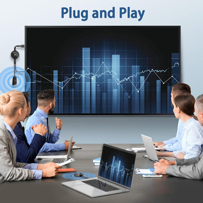HDMI draadloze Zender en Ontvanger, 4K Draadloze HDMI Extender 5G HDMI Draadloos Overdragen en Ontvanger 50M Afstand met Externe Antenne Streaming Video&Audio voor Laptop, Camera, PC, Projector, TV