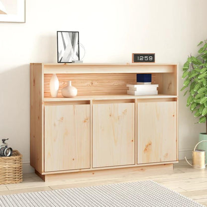 Dressoir – Opbergkast – Ladekast – Buffetkast – Kast – Massief Dennenhout – 104,5x34x80 cm – Modern Europees Design