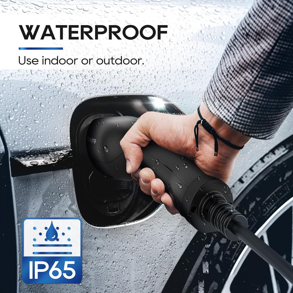 Type 2 Oplaadkabel – EV Laadkabel – Elektrische Auto Kabel – Snellader Kabel – PHEV Oplaadkabel – 22 kW 32 A 3-Fase – 5 Meter – IP65 Waterdicht – Inclusief Draagtas