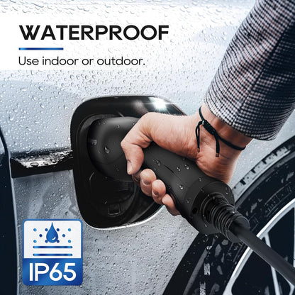 Type 2 Oplaadkabel – EV Laadkabel – Elektrische Auto Kabel – Snellader Kabel – PHEV Oplaadkabel – 22 kW 32 A 3-Fase – 5 Meter – IP65 Waterdicht – Inclusief Draagtas