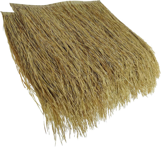 Decoratief Nepstro Flame Retardant Thatch Tile Palm Kunstmatig Dak, Hebben 15-jarige Leeftijd, Voor Tiki Bar Garden Patio Deck Gazebos Wall House(Size:10pcs,Color:Vuurvast Geel)