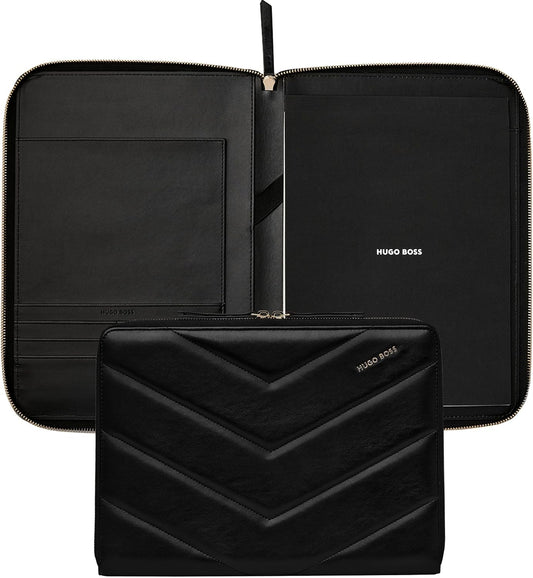 HUGO BOSS Triga Conference Folder L Black