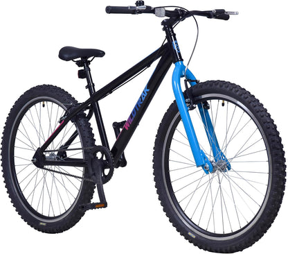 Wildtrak - Stalen mountainbike, volwassenen, 26 inch, 1 versnelling, zwart