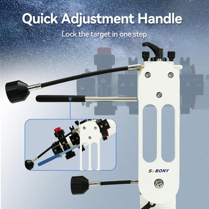 Svbony SV225 Alt-Azimuth Mounting, Aluminum Altazimut Mounting with Adjustable Angle CNC Hollow Structure, Accesorios de Telescopio for Visual Observation, compatible with Celestron 127SLT 150SLT - QUORE