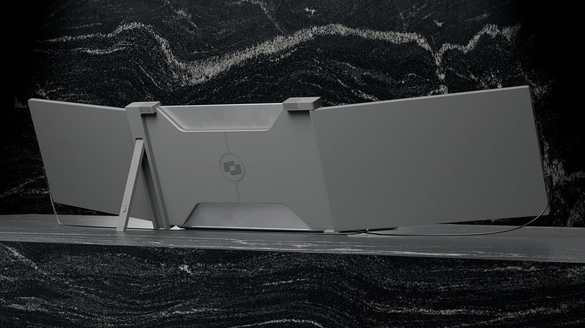 Expand 15.6'' - Portable Monitor - Protective Case Included - Portable Display - Portable Monitor - HDR - Full HD - Grey (Grey, 15.6) - QUORE