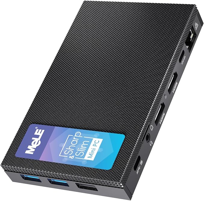 Mini PC – Stick PC – Micro Computer – Compact PC – Ultieme PC – Quad-Core 12e Gen N100 Processor – Ventilatorloos & Ultra-Slank Design