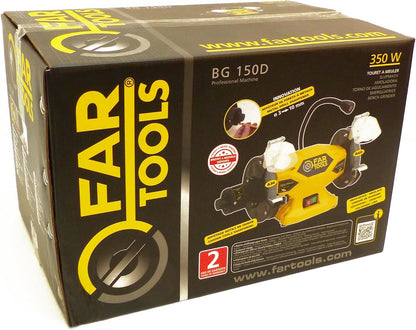 Fartools 110250 slijpmachine, 400 W, diameter 150 mm, diameter 2150, geel