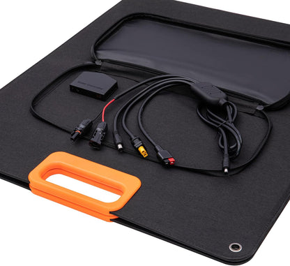 Technaxx Zonnepaneel, opvouwbaar, 100 W, TX-206, voor buiten, camping, balkon, enz., draagbare monokristallijne zonnelader voor alle gangbare krachtcentrales met USB-A/USB-C/XT60/DC7909/MC4/Anderson