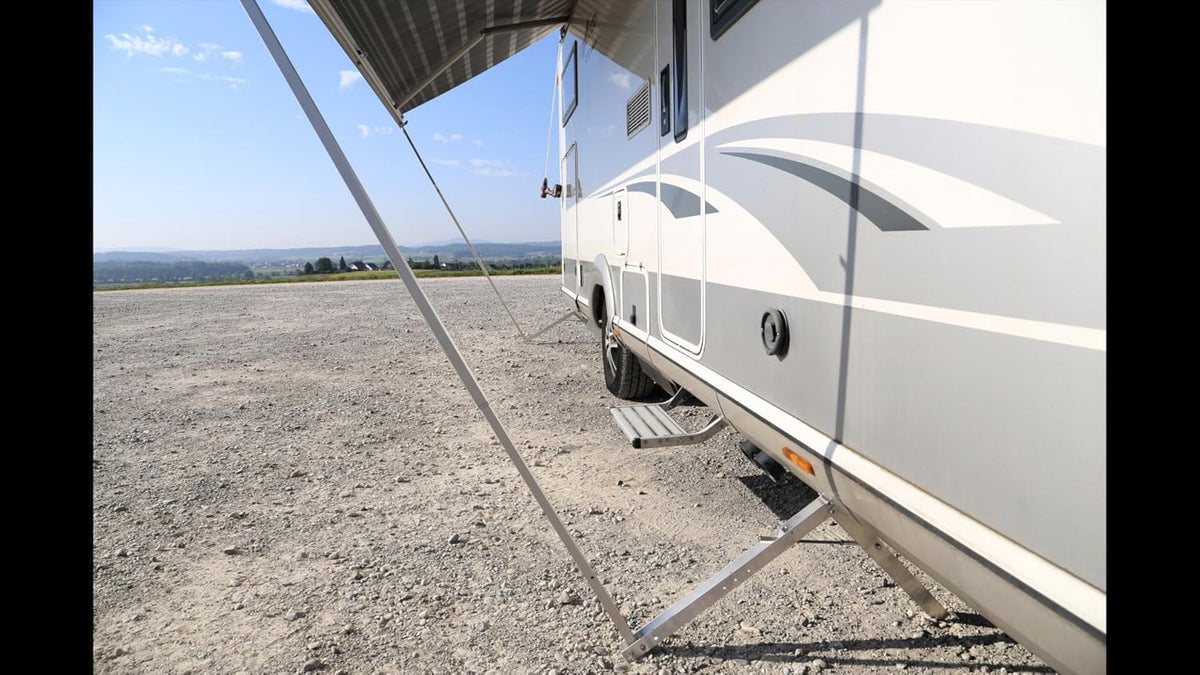 Camper luifel windbeveiliging zonder vloer- en wandbevestiging: Luifelheld 2