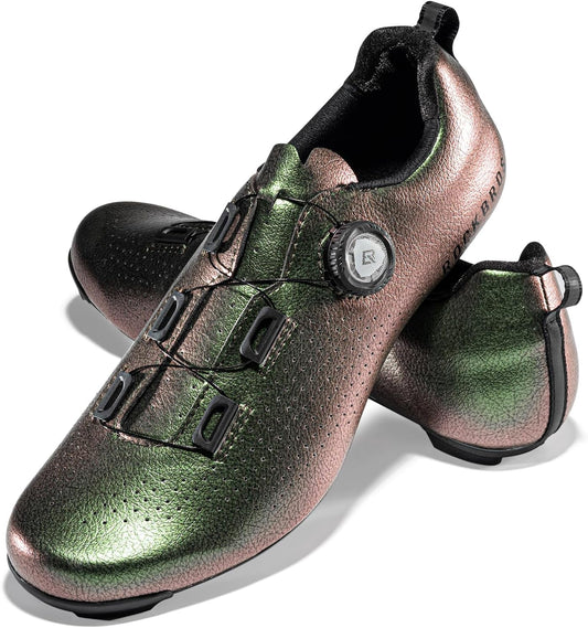 ROCKBROS Fietsschoenen voor dames en heren, T500, carbon racefietsschoenen, compatibel met SPD-SL/KEO-schoenplaatjes voor racen en training