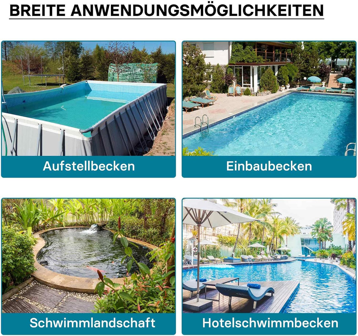 Wiltec zandfiltersysteem 180 W met 14 liter filtertank en zelfaanzuiging 9000 l/h poolpomp