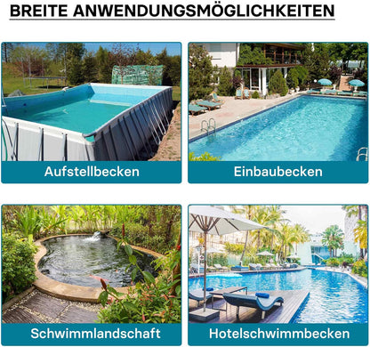 Wiltec zandfiltersysteem 180 W met 14 liter filtertank en zelfaanzuiging 9000 l/h poolpomp