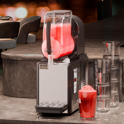 Slushymachine – Slush machine – IJsmachine – Drankenmaker – 4 Liter Inhoud – Flexibele Temperatuurinstellingen – Rvs Behuizing