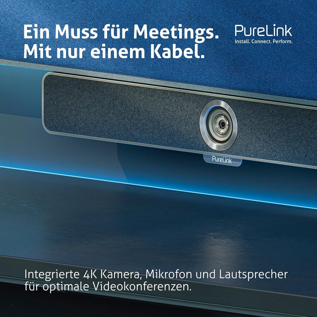Purelink Vuelogic VL-VB200 All-in-One 4K Kamera, Mikrofon und Soundbar