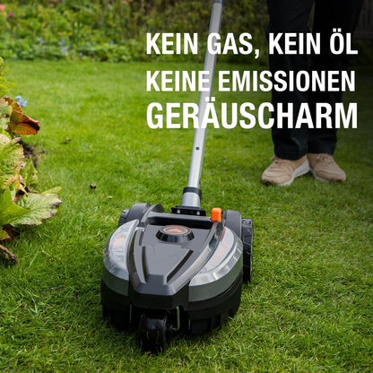 Accu Grasmaaier – Elektrische Grasmaaier – Batterij Grasmaaier – Compacte Grasmaaier – Stadsgrasmaaier – 23 cm Maaibreedte – 12V Lithium-Ion Accu met 3 Maaihoogtes