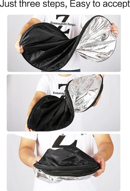 Photo Studio Softbox Lighting Kit with Background Frame - Backdrop System - Studio Photography - Includes 3 Backdrops, Tripod, Reflector Board and 4 Umbrellas - Complete Set