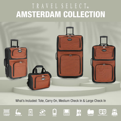 Reizigers Keuze Amsterdam 4-delige Bagage Set