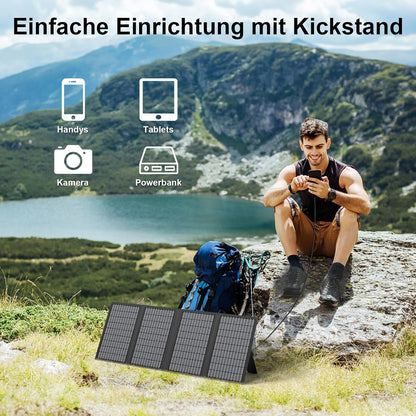 Opvouwbaar zonnepaneel, 60 W