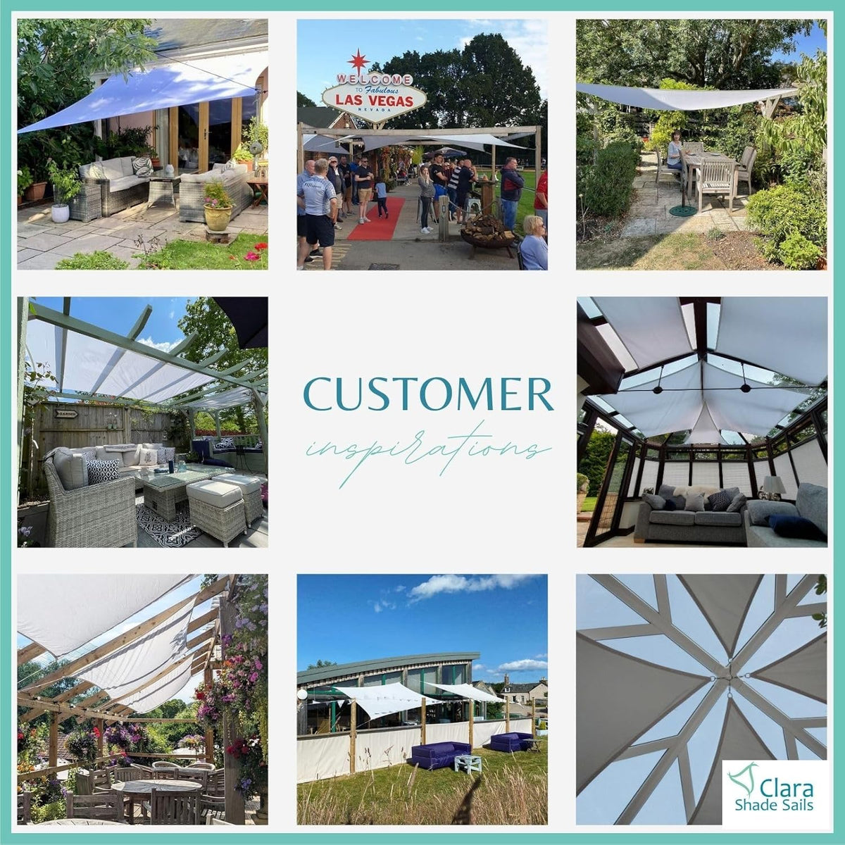 Zonnescherm Vierkant 5m Wit Tuin UV-waterdicht Luifel Luifel Scherm Onderdak Tuinhuisje Pergola Patio Serre Beschermend Binnen Buiten Blok Gratis Touw