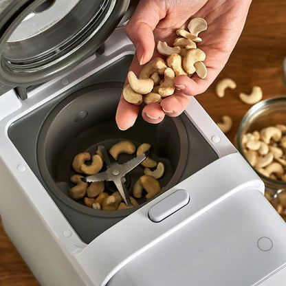 Amandelmelkmaker Mila Mini, sojamelkmaker, blender met fijne zeef voor de bereiding van allerlei soorten plantaardige melk, lactosevrije melk op basis van planten, vegan melk - 0,6 Liter
