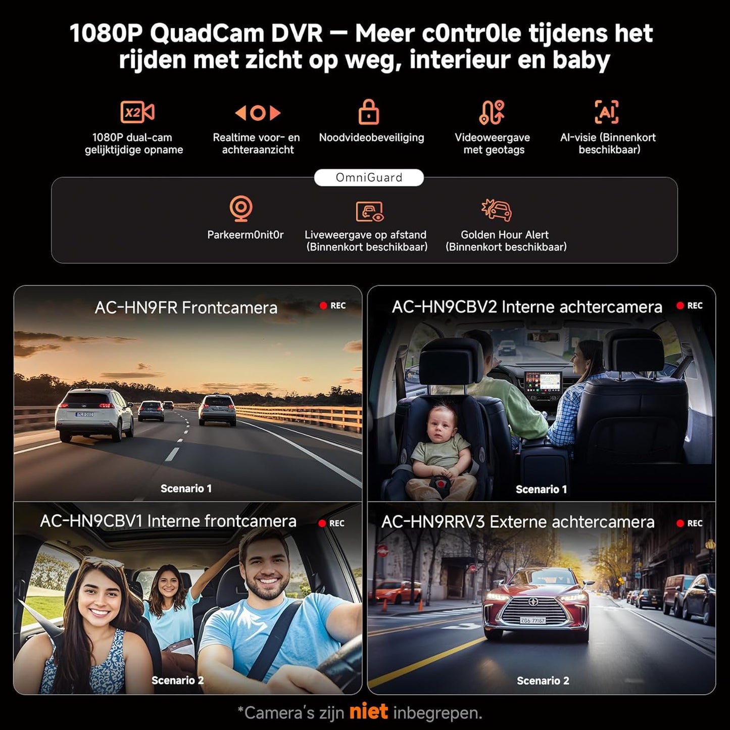 Android Autoradio – Multimedia Systeem – Navigatie Unit – Touchscreen Radio – 2-DIN Stereo – 10.1" QLED Scherm – 6GB RAM & 128GB Opslag – Draadloos CarPlay & Android Auto