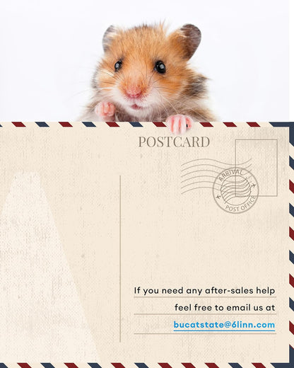BUCATSTATE Hamsterkooi 3.0: Grote Metalen Rattenkooi Stapelbaar met Toegang aan de Bovenkant Eenvoudig te Monteren 100L x 50B x 52H CM Syrische Dwerghamster Tank voor Gerbil Muis (0,5m², Zwart)