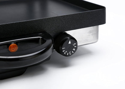 SHOV Contactgrill, multifunctioneel, Tandur, broodrooster, elektrisch, met of zonder pan, tava, graniet of teflon om uit te kiezen voor grillen, braden en meer voor elke keuken (teflon)