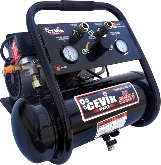 Compressor – Luchtcompressor – Stille Compressor – Olievrije Compressor – Draagbare Compressor – Onderhoudsvrij – Max 8 Bar Druk