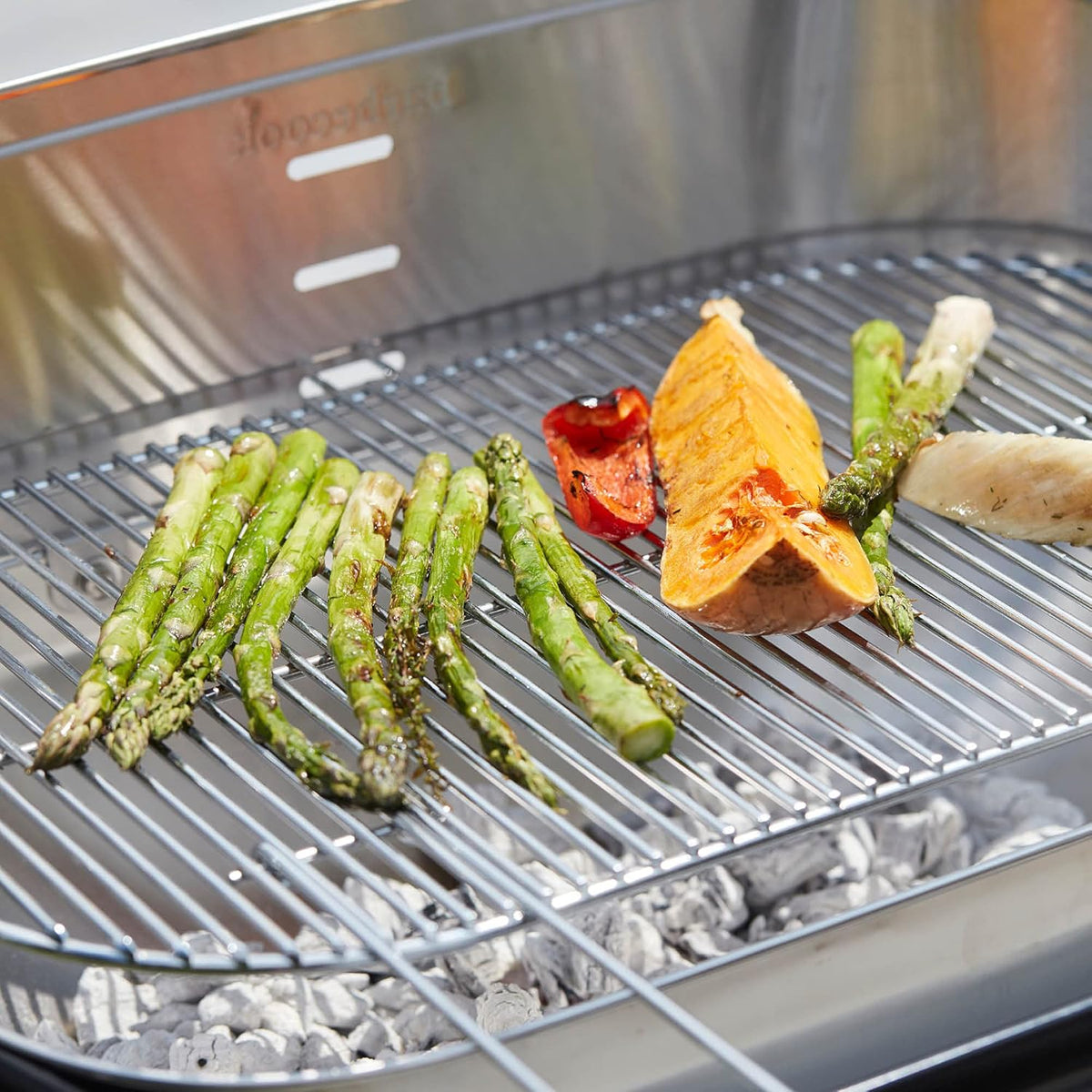 Barbecook Loewy 55 houtskoolbarbecue uit rvs 56 cm x 34 cm
