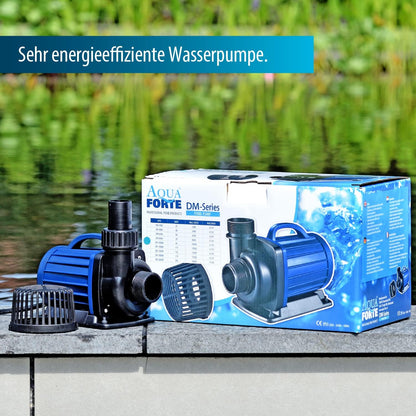 AquaForte DM-5.000 vijver/filterpompen, 40 watt, maximale debiet van 5 m3 per uur, maximale opvoerhoogte van 3,5 meter, kabellengte 10 meter, geschikt voor waterlopen, watervallen en filters