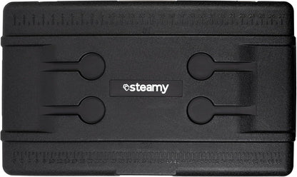 Steamy-E Single Zone 75 Roller, Elektrische Compressor Koelbox op Wielen, 74 Liter, Zwart, 12V/230V, voor vriezen en koelen van -20 tot +20, ideaal voor op de camping