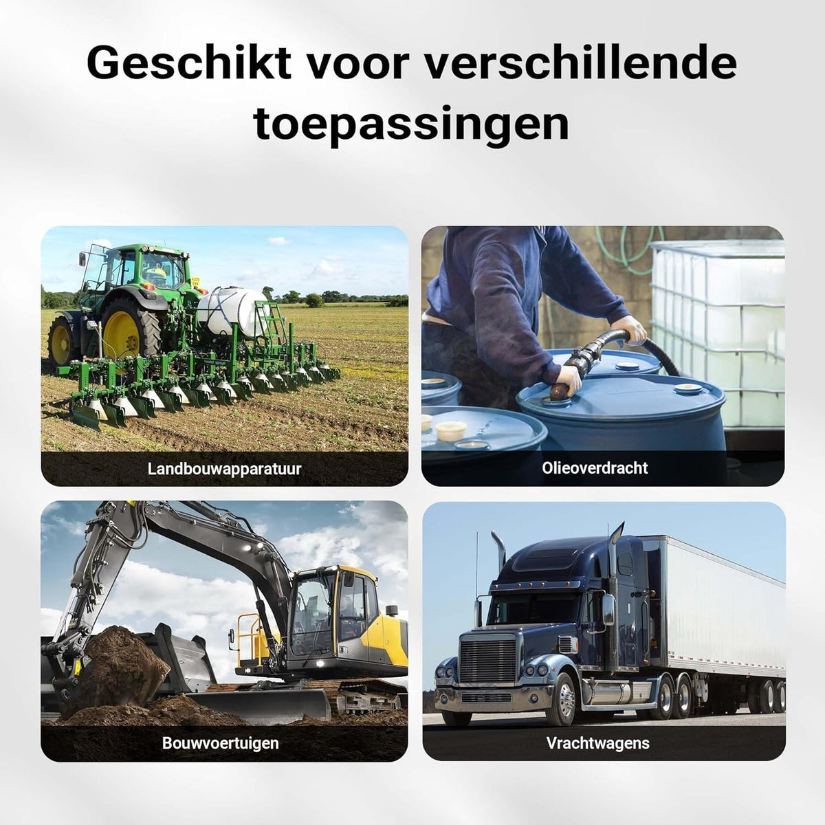 Bio Dieselpomp Voor Biodiesel En Stookolie – Stookoliepomp – Brandstofpomp – Transferpomp – Overhevelingspomp – 230V/600W – 40 L/Min