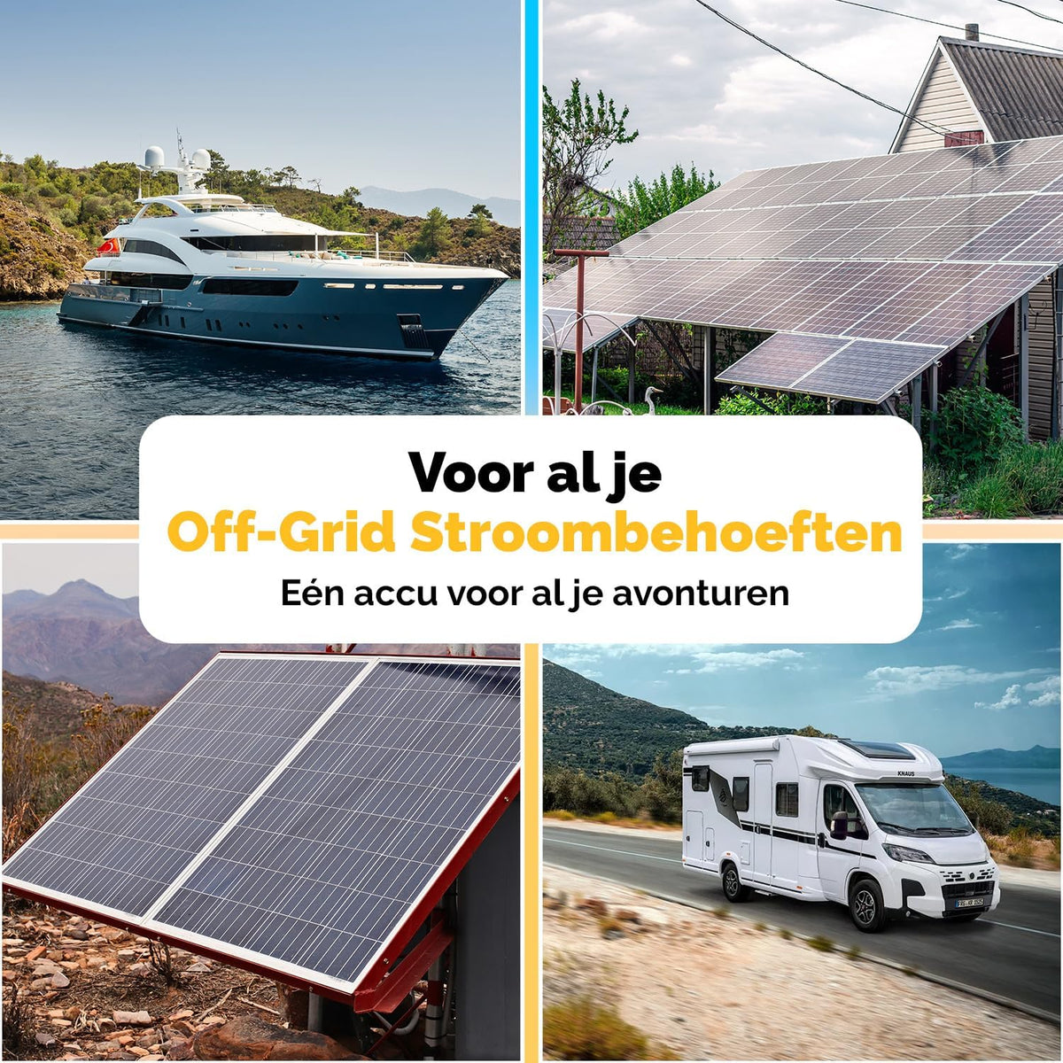 Electronicx GEL Solar Edition 12V 140Ah Deep Cycle accu – onderhoudsvrij en lekvrij – voor camper, zonnepanelen, offgrid en zonne-energie – afm. 393×175×190 mm – compact ontwerp
